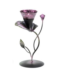 LILAC LILY PAD TEALIGHT HOLDER